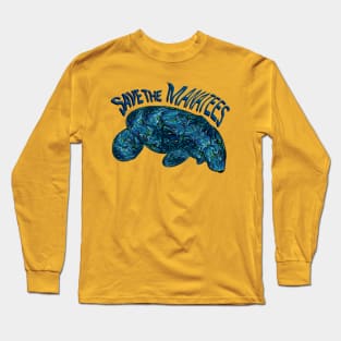 Save the Manatees Long Sleeve T-Shirt